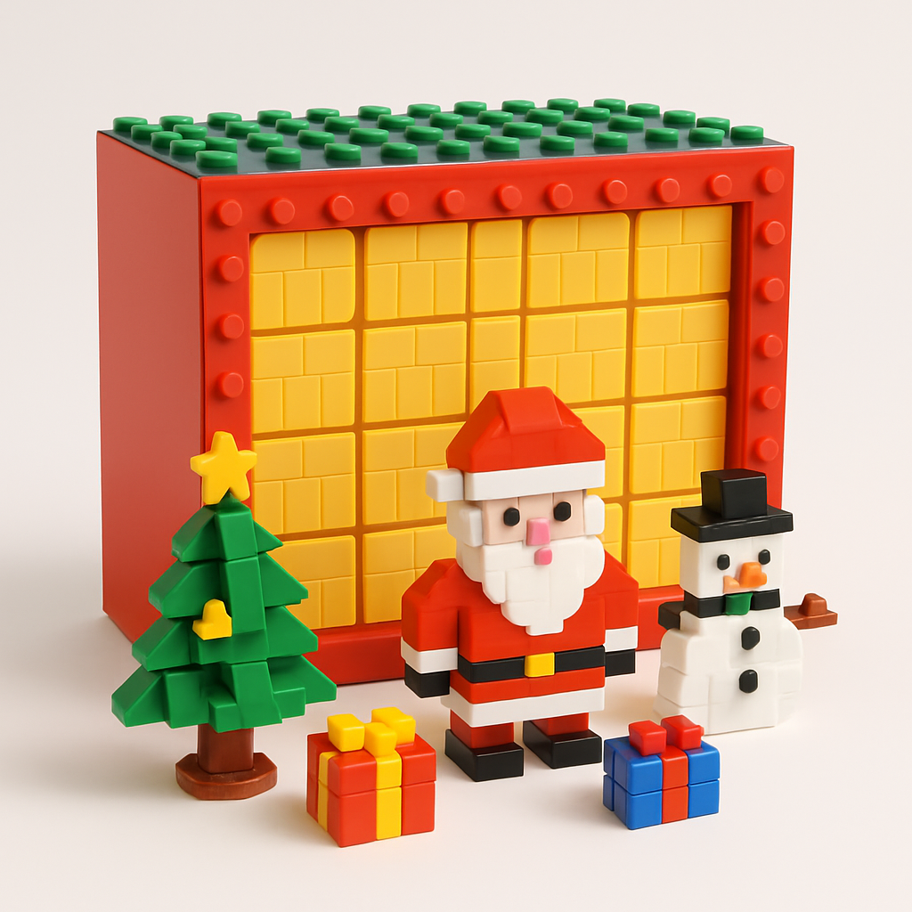 Calendario de Adviento de Bloques de Construcción