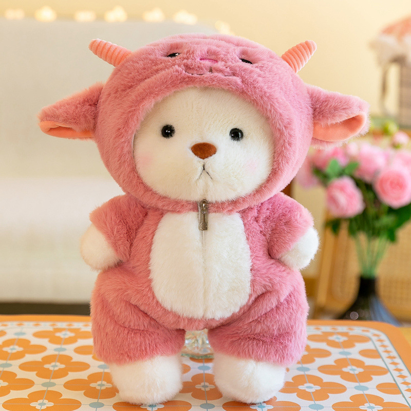 Peluche de Animalitos de Algodón (Tiburón, Dinosaurio y Cordero)