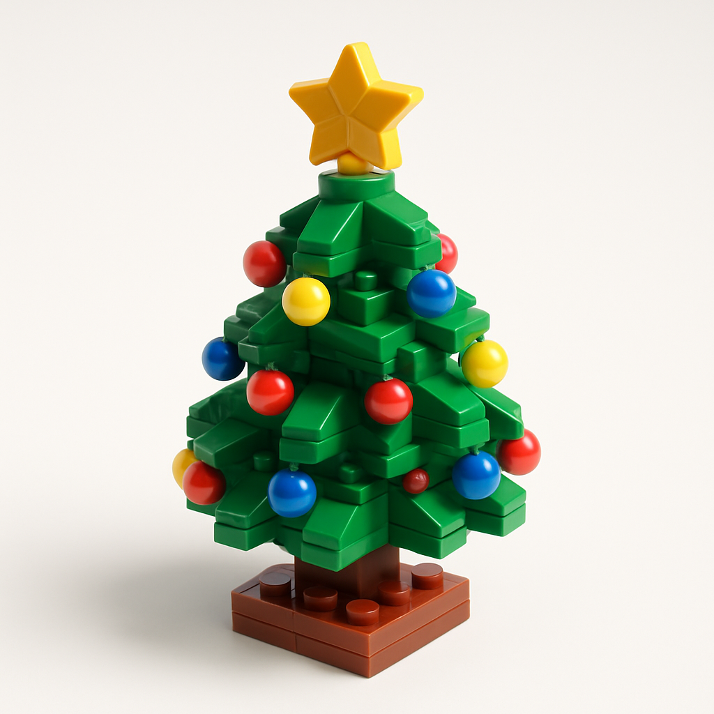 Set de Bloques de Construcción Navideño para Armar