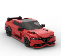 Coche Deportivo de Bloques de Construcción (Varios Colores)