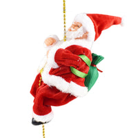 Papá Noel Trepador (Figura Decorativa con Movimiento)