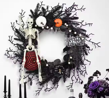 Corona de Halloween para Puerta