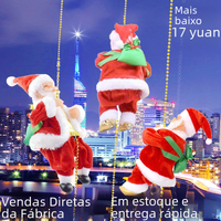 Papá Noel Trepador (Figura Decorativa con Movimiento)
