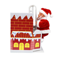 Papá Noel Trepador (Figura Decorativa con Movimiento)