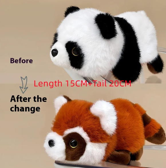 Peluche de Panda Rojo