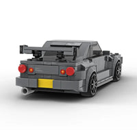 Coche Deportivo Japonés de Bloques de Construcción