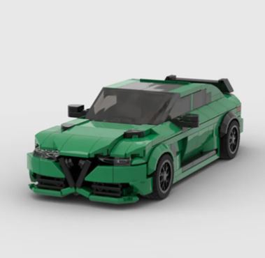 Coche Deportivo de Bloques de Construcción (Varios Colores)