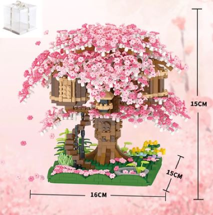 Casita del Cerezo de Bloques de Construcción