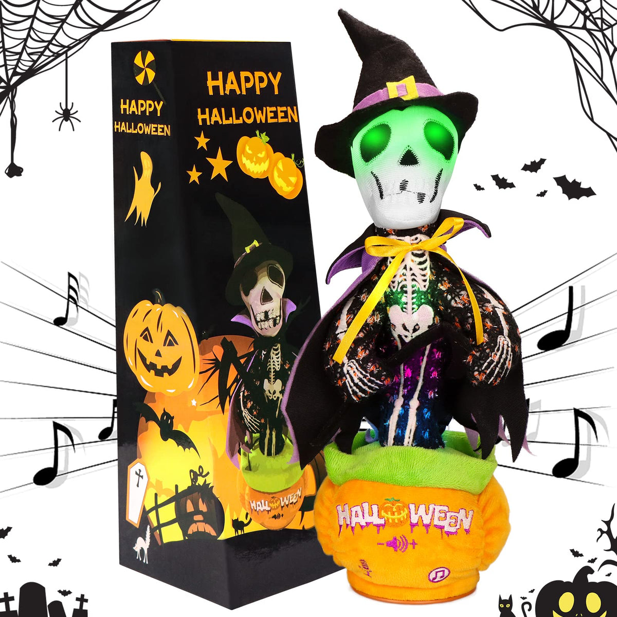 Esqueleto Cantarín de Halloween