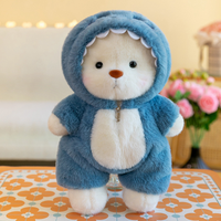 Peluche de Animalitos de Algodón (Tiburón, Dinosaurio y Cordero)