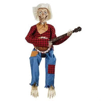 Esqueleto Tocando el Banjo (Decoración Halloween)