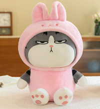 Peluche Mood que Cambia de Expresión (Panda, Rana y Conejo)
