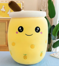 Cojín de Peluche Té con Burbujas (Bubble Tea)