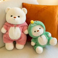 Peluche de Animalitos de Algodón (Tiburón, Dinosaurio y Cordero)