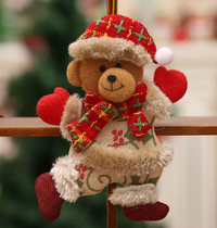 Colgantes de Madera para el Árbol (Personajes Navideños)