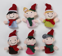 Set de Dedos Títere Familia Navideña (6 piezas)