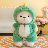 Peluche de Animalitos de Algodón (Tiburón, Dinosaurio y Cordero)