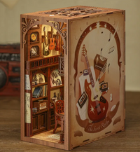 Puzzle 3D de Madera – Rincón de Librería en Miniatura