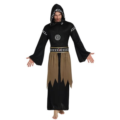 Túnica de Brujo Oscuro para Halloween (Hombre)