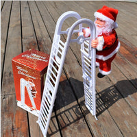 Papá Noel Trepador (Figura Decorativa con Movimiento)