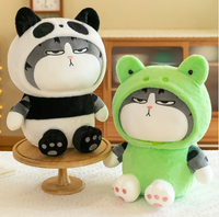 Peluche Mood que Cambia de Expresión (Panda, Rana y Conejo)