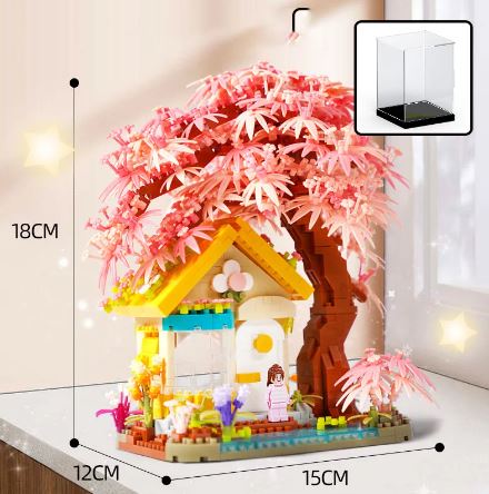 Casita del Cerezo de Bloques de Construcción