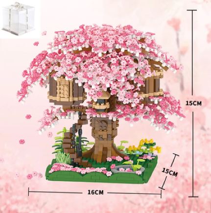 Casita del Cerezo de Bloques de Construcción