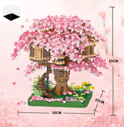 Casita del Cerezo de Bloques de Construcción