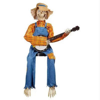 Esqueleto Tocando el Banjo (Decoración Halloween)