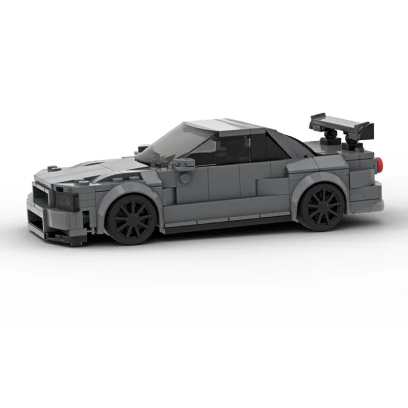 Coche Deportivo Japonés de Bloques de Construcción