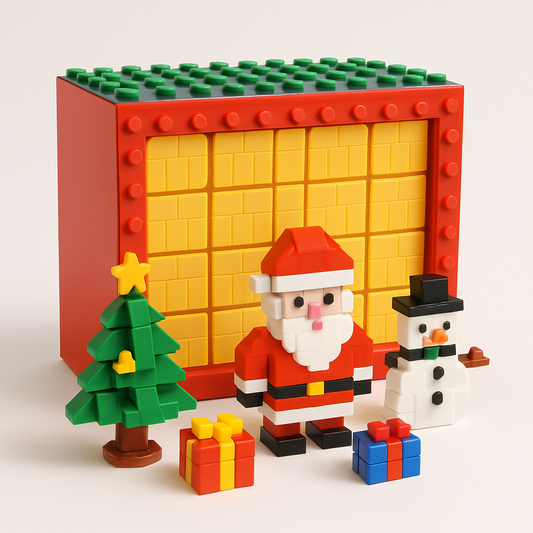 Calendario de Adviento de Bloques de Construcción
