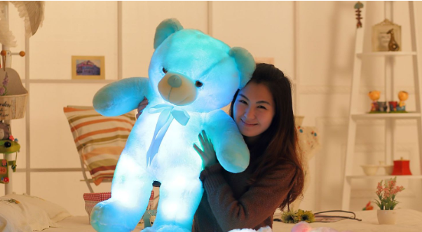 Oso de Peluche con Luz LED