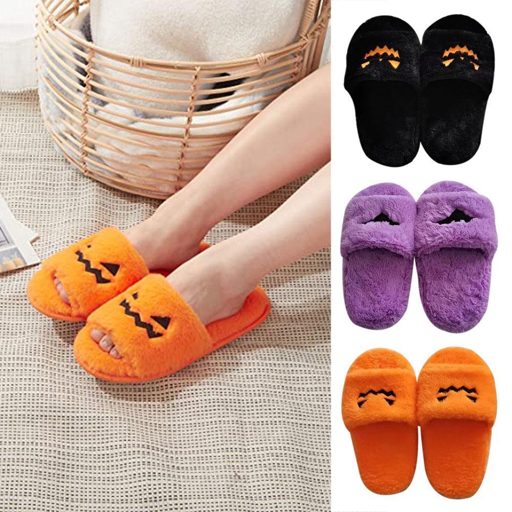 Zapatillas de Peluche Kawaii Halloween