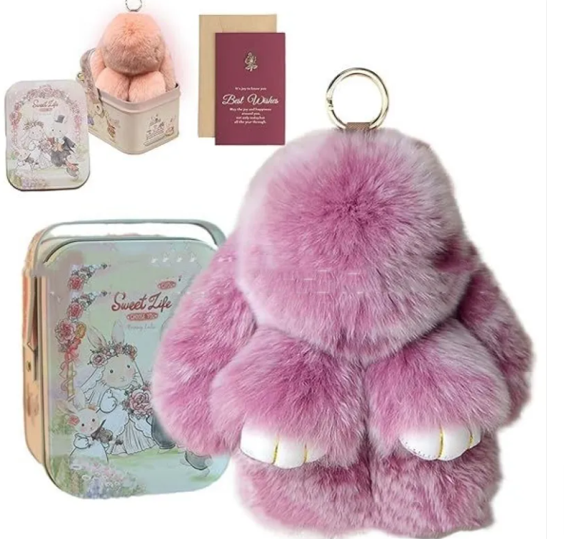 Peluche de Conejo Navideño