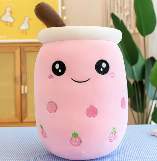 Cojín de Peluche Té con Burbujas (Bubble Tea)