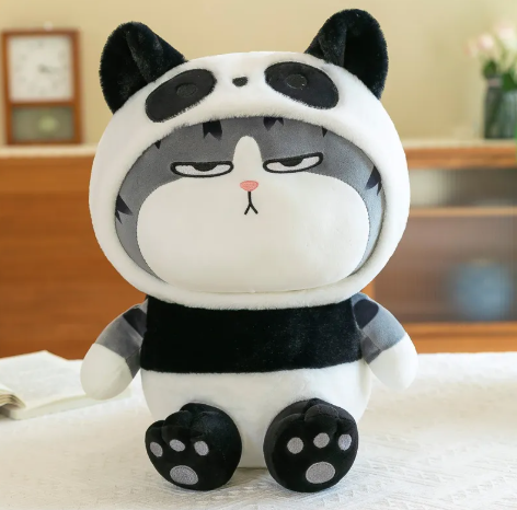 Peluche Mood que Cambia de Expresión (Panda, Rana y Conejo)